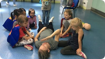 Children in the classroom